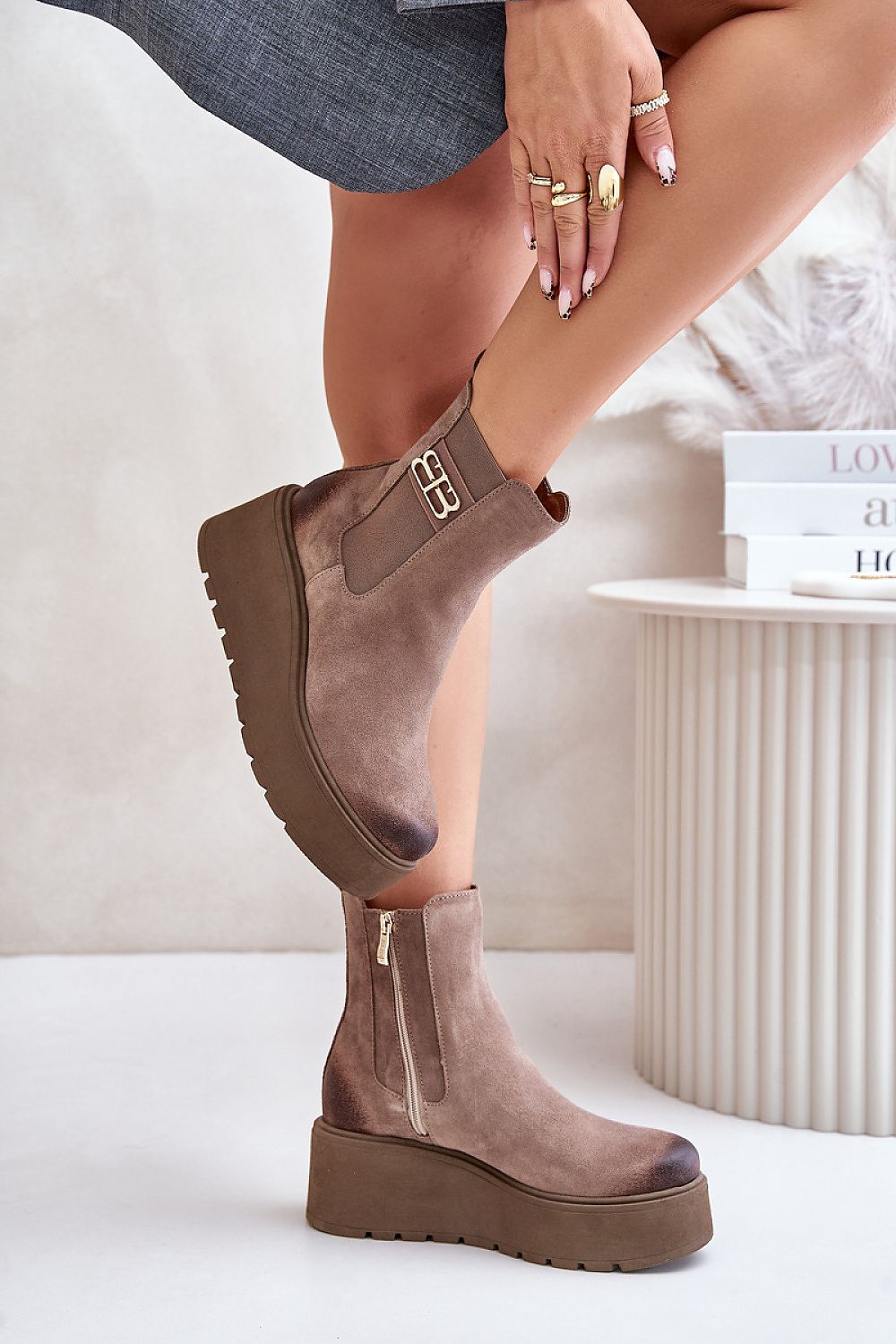  Plateau-Stiefeletten model 201181 Step in style 