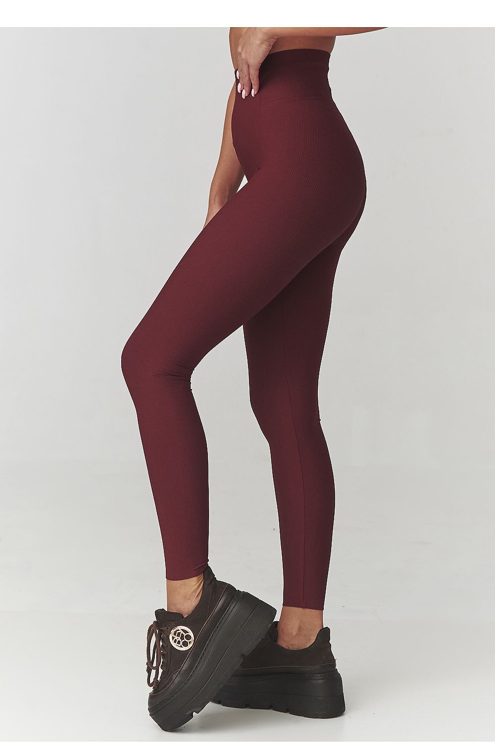  Lange Leggings model 220769 Makadamia 