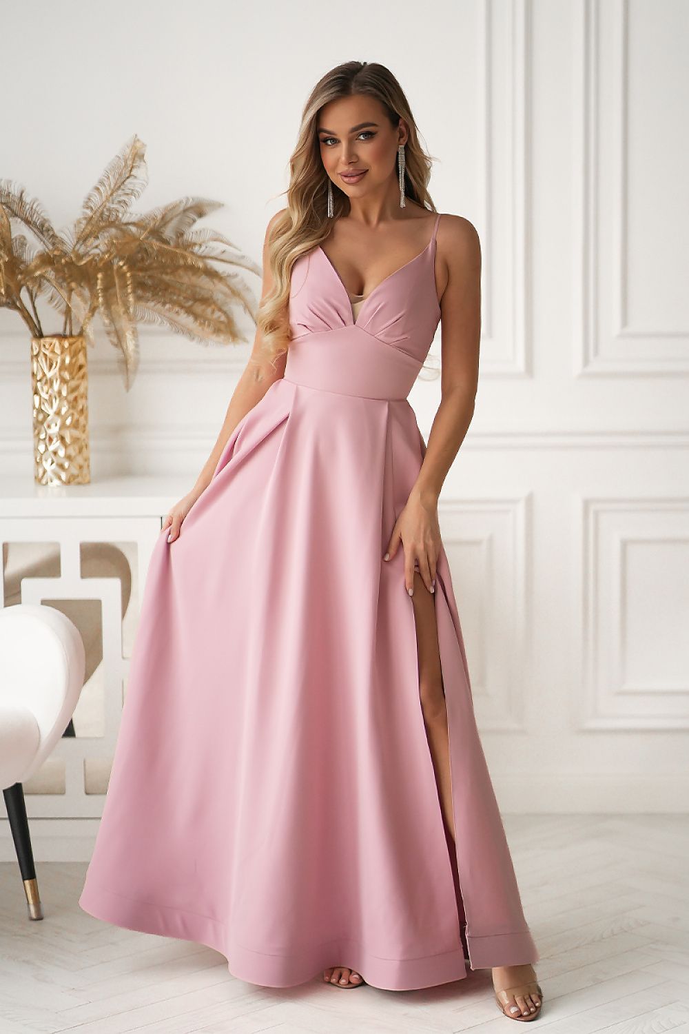  Langes Kleid model 224294 Bicotone 
